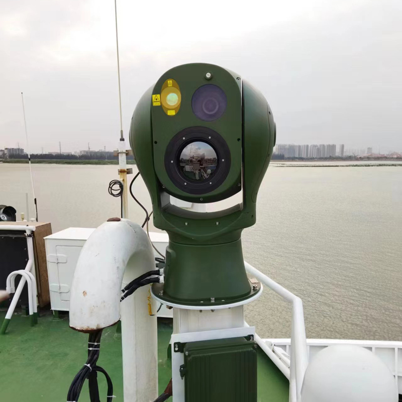 Vessel Mounted Ultra Long-range Multi-sensor EO IR 92X Zoom Gyro ...